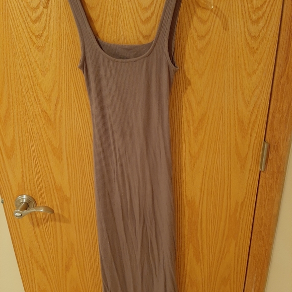 Forever 21 Cut Out Maxi Dress Clay Color Size Small - Picture 9 of 9
